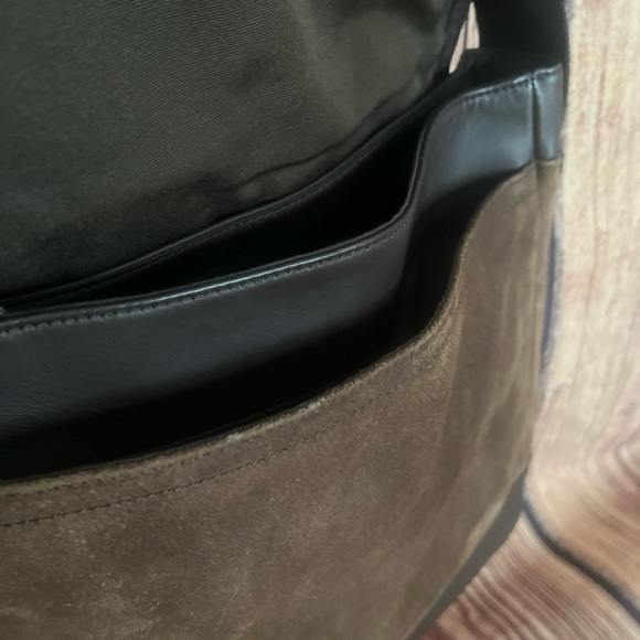 Coach Brown Camden Suede/Leather Mens Messenger Map Bag F70973 Great Condition - Picture 9 of 11